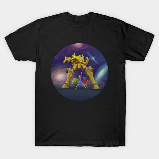 Space Mecha Field Trip T-Shirt by nowis337